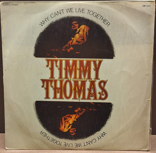 Lp Timmy Thomas - Why Can't We Live Together Disco De Vinil