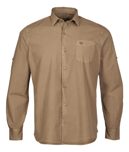 Camisa Algodón Orgánico Hombre Leeds Verde Rockford