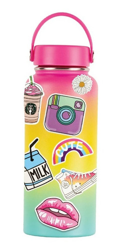 Stickers Calcomanias Pegatinas Vsco Girl Alien Smoked 50 Pcs