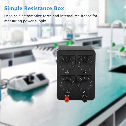 Caja De Resistencia Variable Instrumento De 0-9999 Ohmios