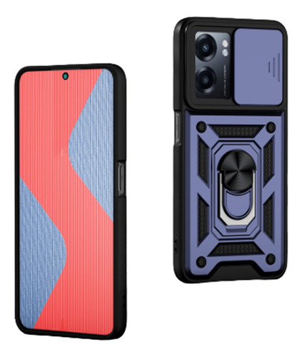 Funda Estuche Slider Con Anillo Compatible Solo Con Oppo