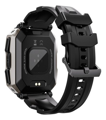 Smartwatch C20 Plus Relógio Inteligente Chamada Bluetooth Caixa Preto Pulseira Preto