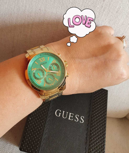 Relógio Feminino Guess Gold-tone U033015 Semi Novo