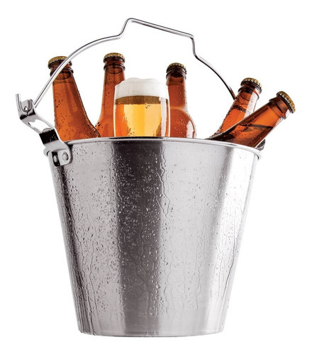 Balde Para Cerveja Inox 5,7l Avulso 1un Euro Home Liso Tamanho UN