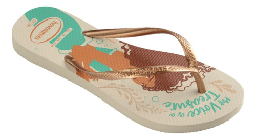 Chinelo Havaianas Kids Slim Princesas Disney