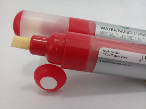 Marcador Rotulador Montana Base Agua Punta C 4-8mm Color rojo claro