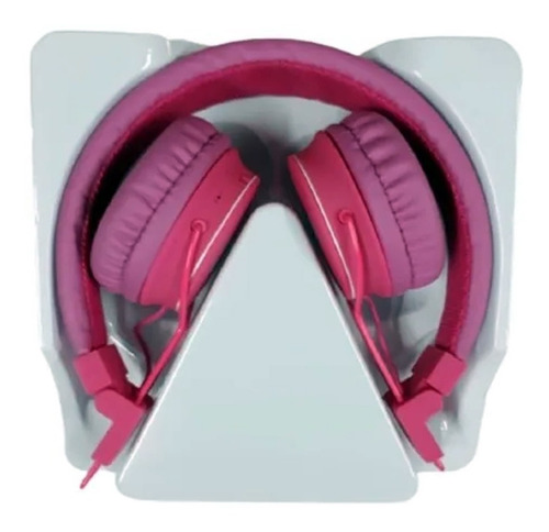 Auriculares Bluetooth Gtc Hsg-180 Micro Sd Radio Fm Bt 5.0 Color Rosa