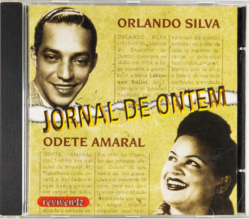 Cd Orlando Silva Odete Amaral Jornal De Ontem