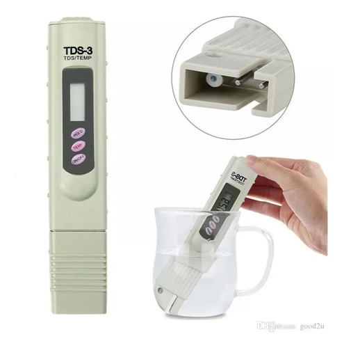 Medidor Digital Tester Agua Temperatura Y Pureza Tds Meter 3