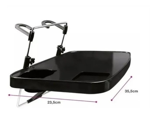 Imagen 3 de 7 de Bandeja Mesa Al Volante Respaldo Multiuso Plegable Reforzada
