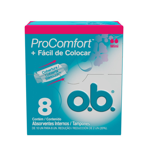 Imagen 1 de 1 de Tampón O.B. Procomfort mini 8 u