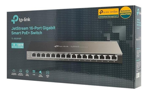 Tl-sg2016p Switch Inteligente Gigabit 16 Puertos 8 Con Poe