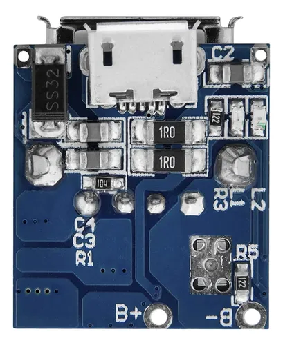 Controlador De Carga Del Módulo Power Bank Tp5400 Micro-usb