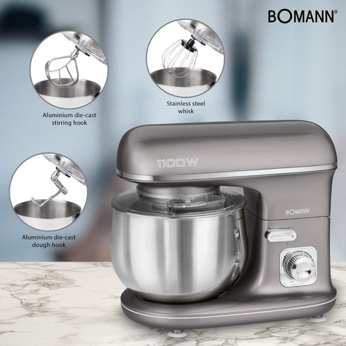 Bomann Km 6010 Cb-amasadora Con Tapa Transparente