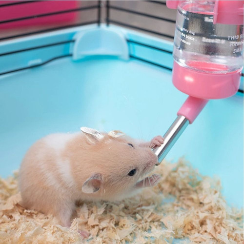 Bebedero Botella 125ml Plastico Hamster / Conejo / Cuyi