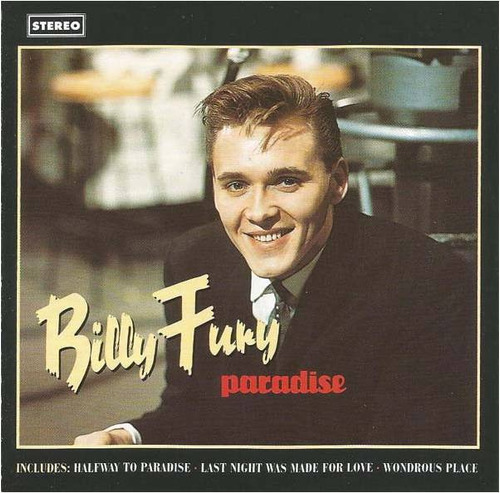 Cd     Billy Fury     Paradise   Made In England