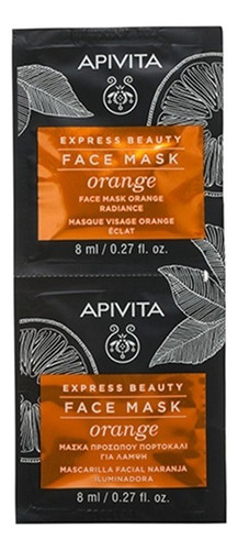 Apivita Express Beauty Mascarilla Facial Naranja Tipo de piel Todo tipo de piel