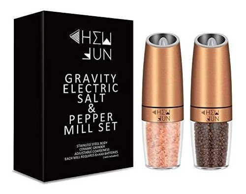 Gravity Electric Salt And Pepper Grinder Set With G2gxx