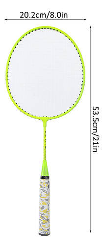 Conjunto De 2 Bolas Para Crianças Com Raquete De Badminton A