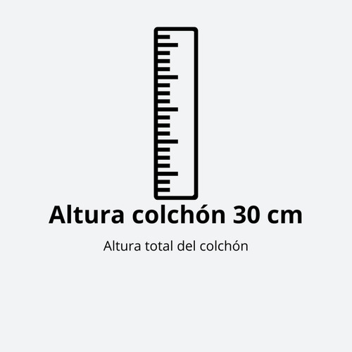 Colchón Gold Resortes 30cm Queen (160x190) En Caja Blanco
