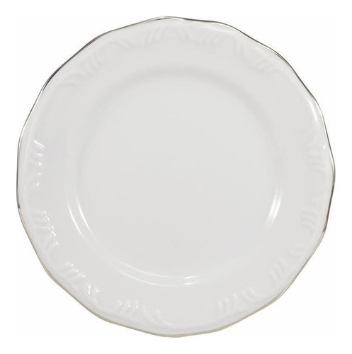 Conjunto Pratos Sobremesa 06 Pomerode Prata Schmidt