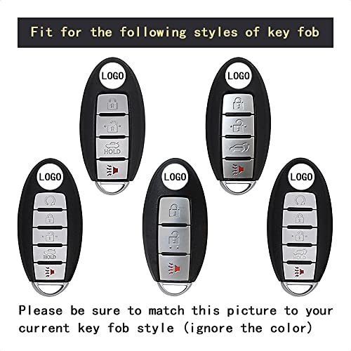 Smart Key Fob Estuche Fibra Carbono 3d Plastico Abs Para