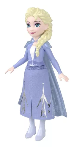 Disney Frozen Muñeca pequeña Elsa con capa extraíble inspirada en Frozen 2