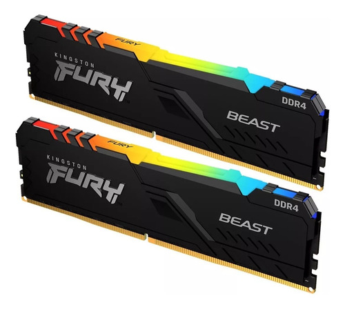 Memoria Ram Kingston 16gb Rgb 3200mhz Ddr4 Cl16 Desktop