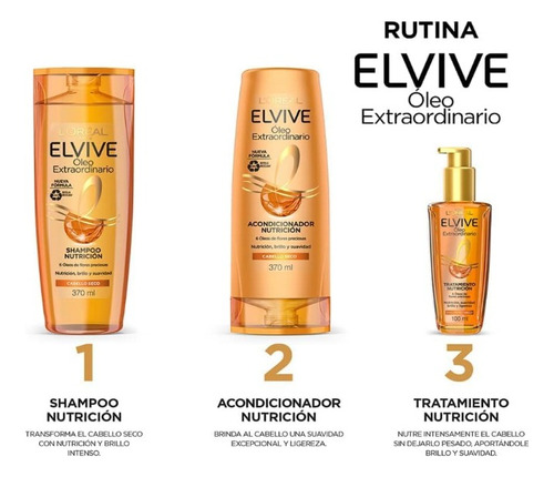 Aceite Óleo Extraordinario 100 Ml Elvive L'oréal Paris.