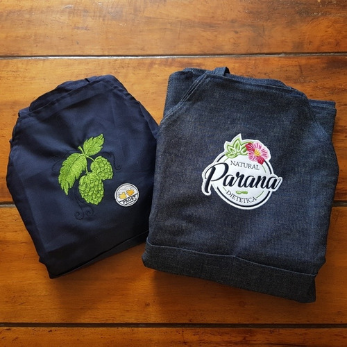 Imagen 2 de 10 de Delantales Jean Y Gabardina Multiuso Personalizados