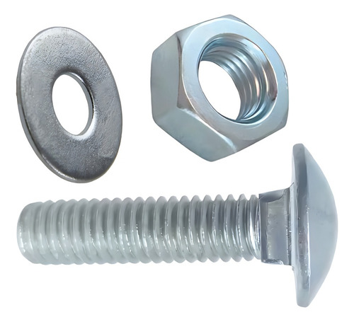 Kit 10 Parafuso Francês 3/16x1 Rosca 3/16 Comprimento 1 Pol