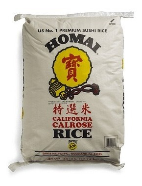 Arroz Para Sushi Importado Homai 18.14kg