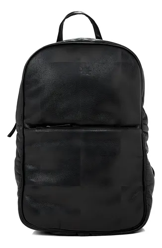 Mochila de cuero negra hombre sale