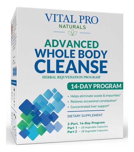 Vital Pro Naturals - Cleanse De Cuerpo Entero Avanzado Con C