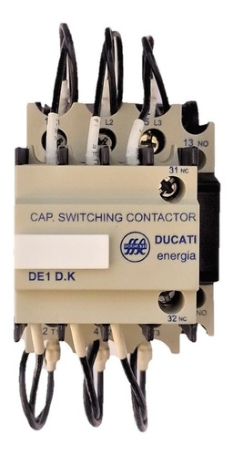 Contactor Ducati Para Capacitor 25kvar 1na+1nc 