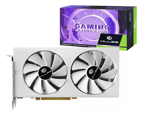 Placa De Vídeo Rx 580 4gb Mllse Branca