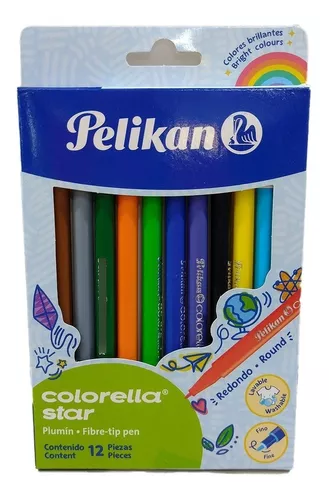 Marcador Pelikan Colorella Estuche X 12 Colores