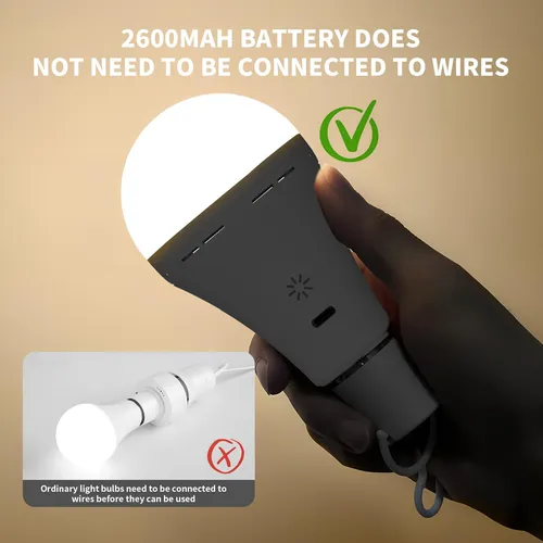 Bombilla Recargable Usb Con Control Remoto, Bombillas Con De