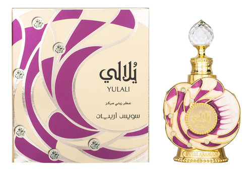 Óleo De Perfume Swiss Arabian Yulali 15ml Fragrância De Luxo
