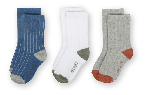 Pack Calcetines De Niño Deportivos Gris Melange (06m A 6a)