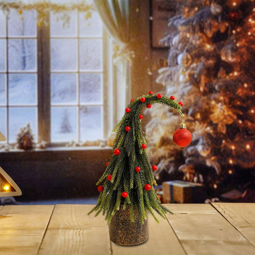 Mini De Navidad Artificial, Adorno Navideño 30 Centímetros