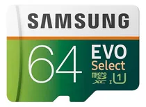 Comprar Memoria Samsung Micro Sd Evo Select 64gb 100mb\u002Fs C10 Fact A