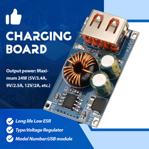 Módulo Reductor Usb De 12 V/24 V A Qc3.0 Fast Charge Mobile
