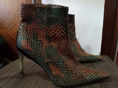 Botas Sarkany Cuero Reptil Oportunidad!