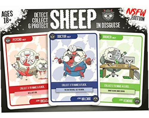 Sheep In Disguise: Jogo de cartas da versão Nsfw para