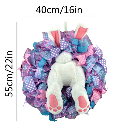 Culo De Conejo De Pascua Con Orejas En Forma De Conejo, Boni