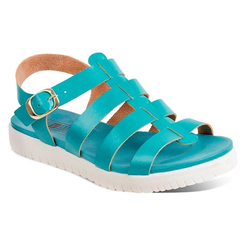 Sandália Feminina Luma Ventura Flatform 22012 Acqua