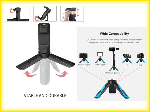 Imagem 9 de 9 de Suporte Celular Smartphone 360g Com Sapata ( Adaptador )