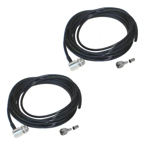 comprar Kit 2 Cabo Coaxial 5m Rg58 50r Conector Mini Motorola Px Py