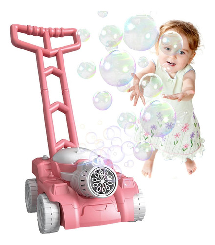 Lanzador Burbujas Carrito Caminador Para Niños Juguete Bebes
